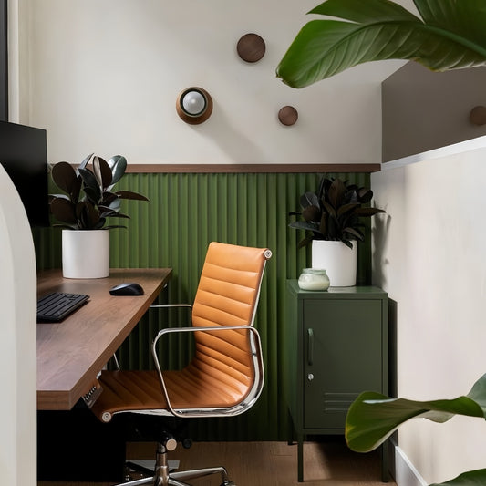 Steel Single Door Bedside Pedestal Locker Shorty Storage Cabinet - Olive Green