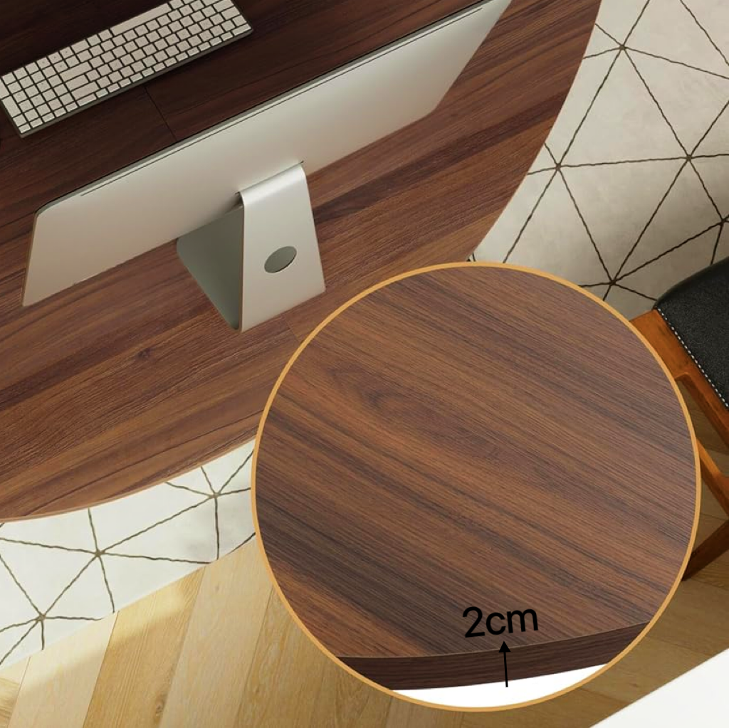 ERGONOMIC 160cm Dual Motor Electric Adjustable Height Sit-Stand Home/Office Desk - Walnut