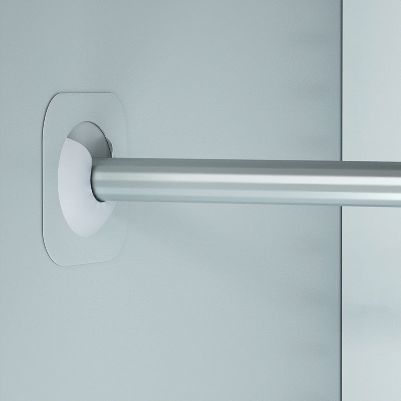 Steel 3 Door Locker Cupboard Storage Cabinet Inner Handle With Lock - Light Grey