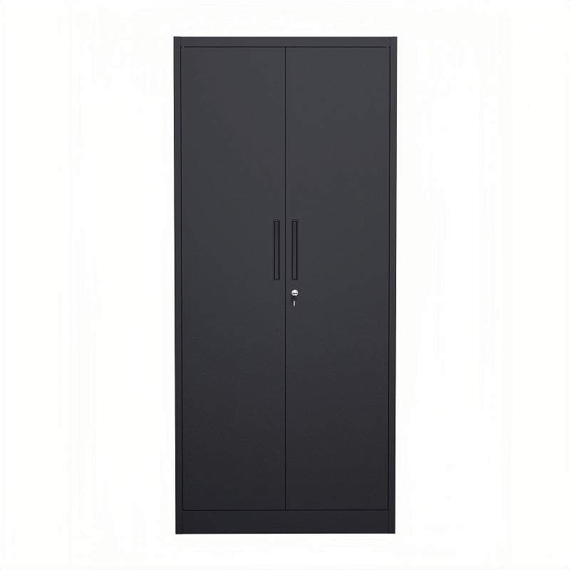 Steel Swing Door Inner Handle Wardrobe Cupboard Locker - Black