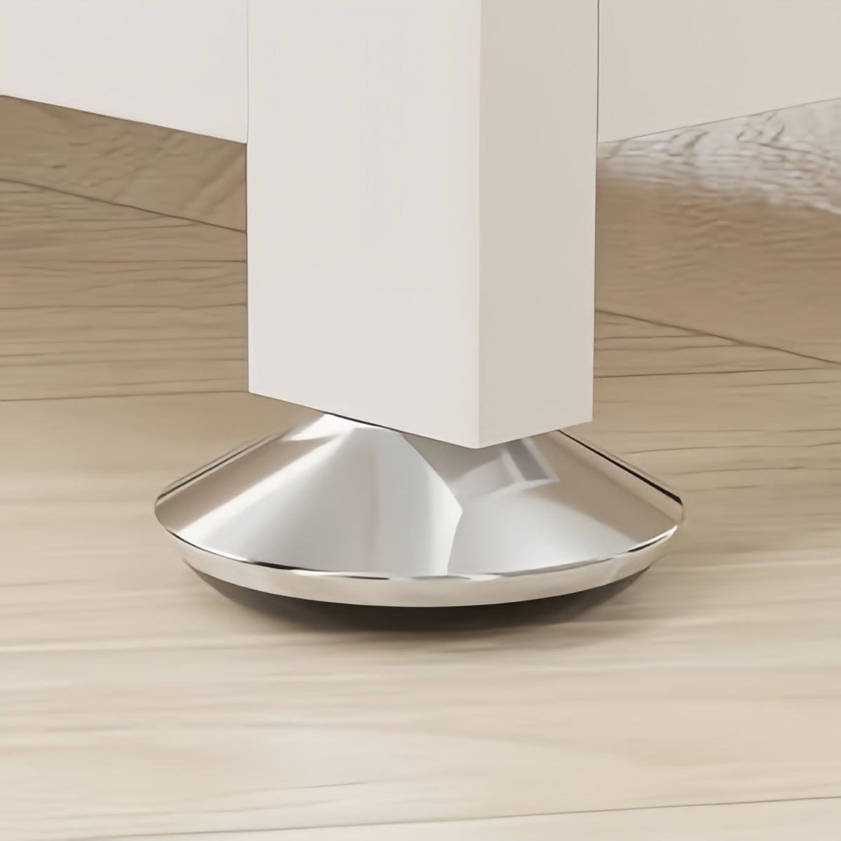 Steel 3-Tier Cupboard Standing Organizer Bakers Rack Kitchen Storage Rack - White