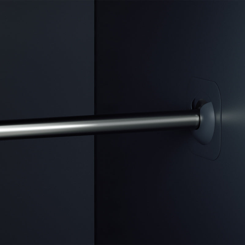 Steel 3 Door Locker Cupboard Storage Cabinet Inner Handle With Lock - Black