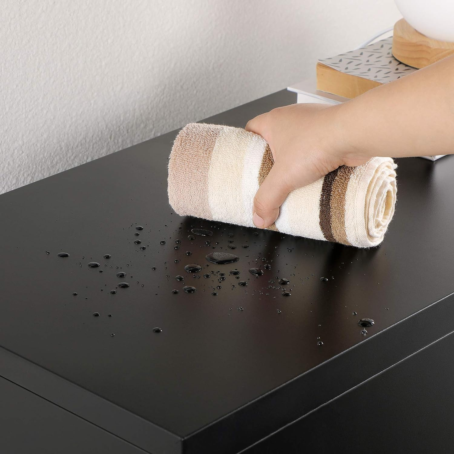 Steel Swing Door Inner Handle Filing Cabinet Storage Cupboard Locker - Black