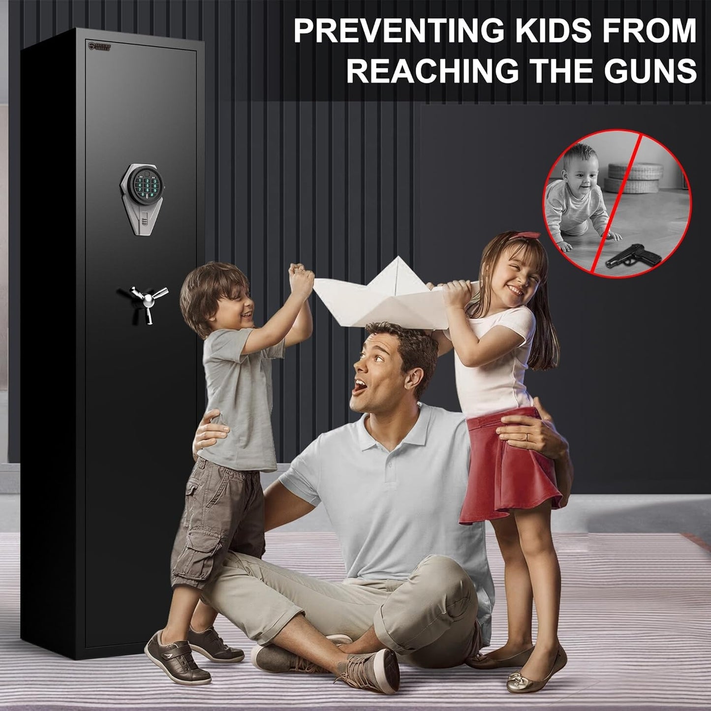 Rifle Safes Locker, Biometric Fingerprint Safety Box, Gun Safe Cabinet, Alarmed Safes, Electronic Home/Office Safes14