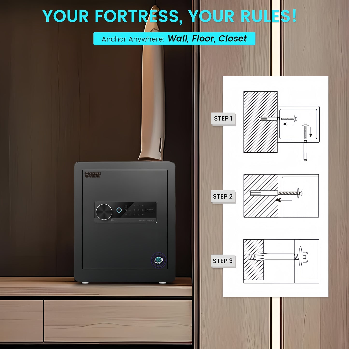 Safes Locker, Fingerprint Safety Box, Alarmed Safe Cabinet, Home Electronic Safes, Office Safes18